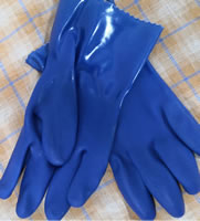 10 Oil Resistant PVC Cotton Lining Gloves