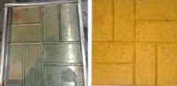 Rubber Granules Application, Rubber Tiles Making Project, 1 Upper Mould 2 Lower Moulds C